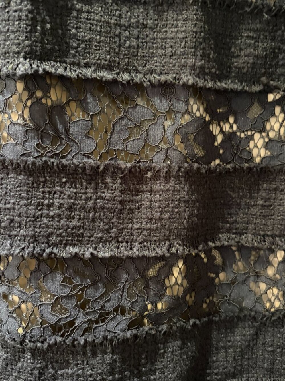 Talbots Black Lace Overlay Sheath Dress Size 16 - Picture 10 of 13